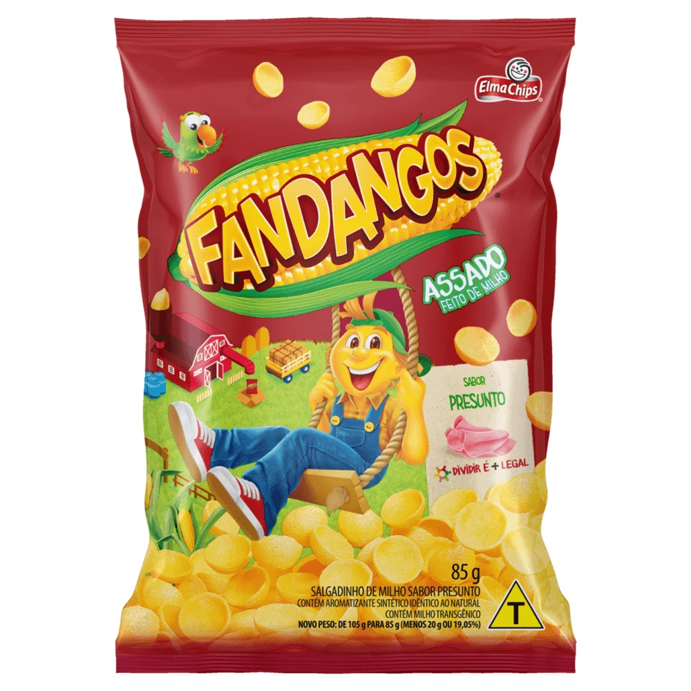 Salgadinho Milho Presunto Fandangos Pacote 85g