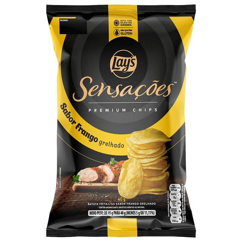 Batata Frita Frango Grelhado Sensacoes Pacote 35g