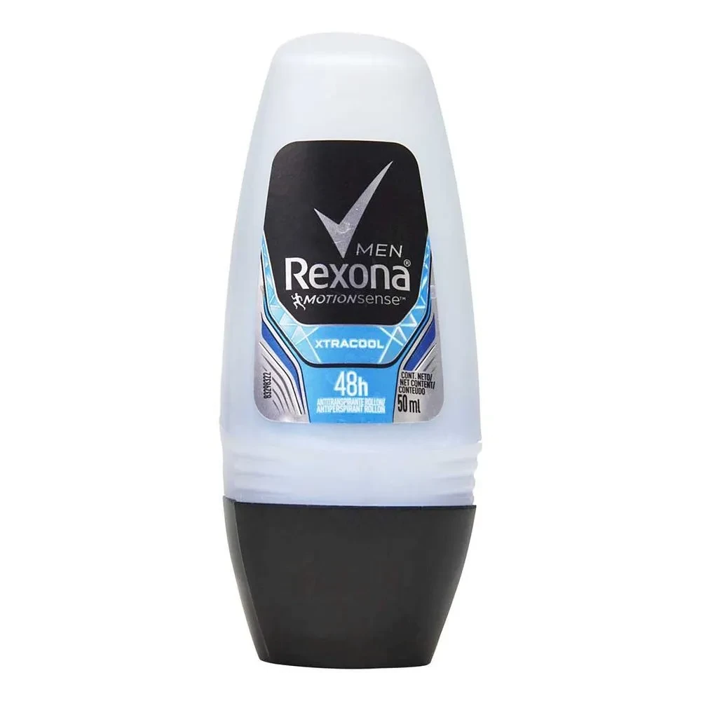 Desodorante Masculino Rollon Xtracool Rexona Frasco 50ml