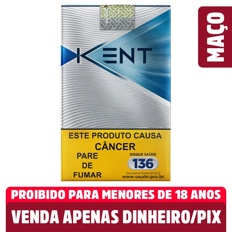Cigarro Kent Series Maço Blue Souza Cruz 20 Unidades