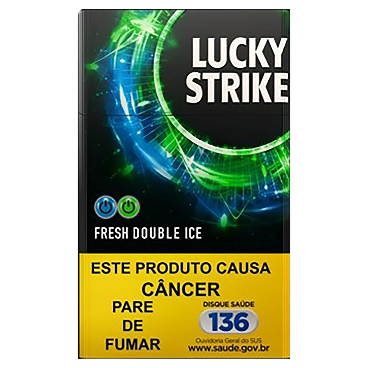 Cigarro Lucky Strike Fresh Double Ice Souza Cruz Box 20 Unidades