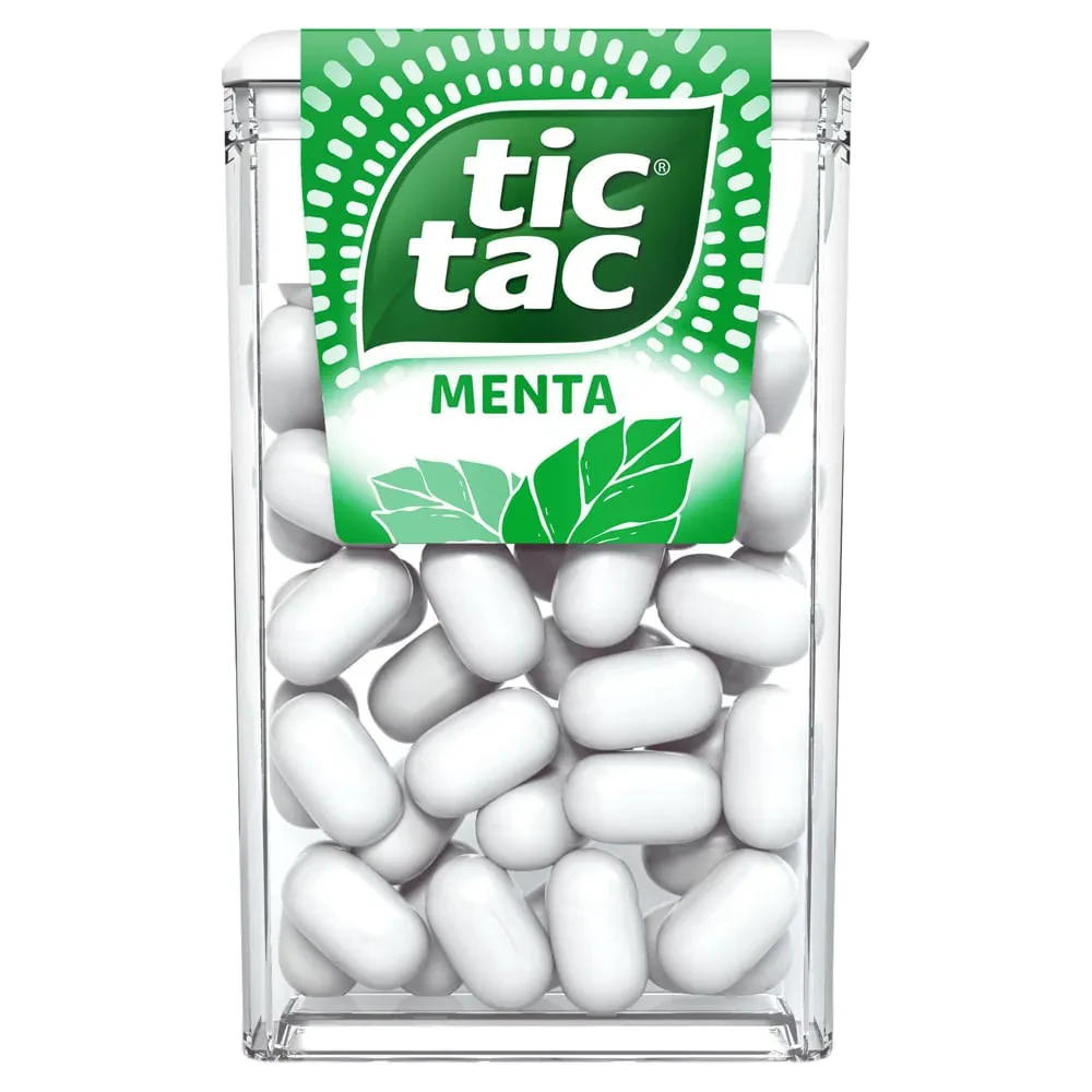 Mini Pastilha Menta Tic Tac Pote 14g 14,5g