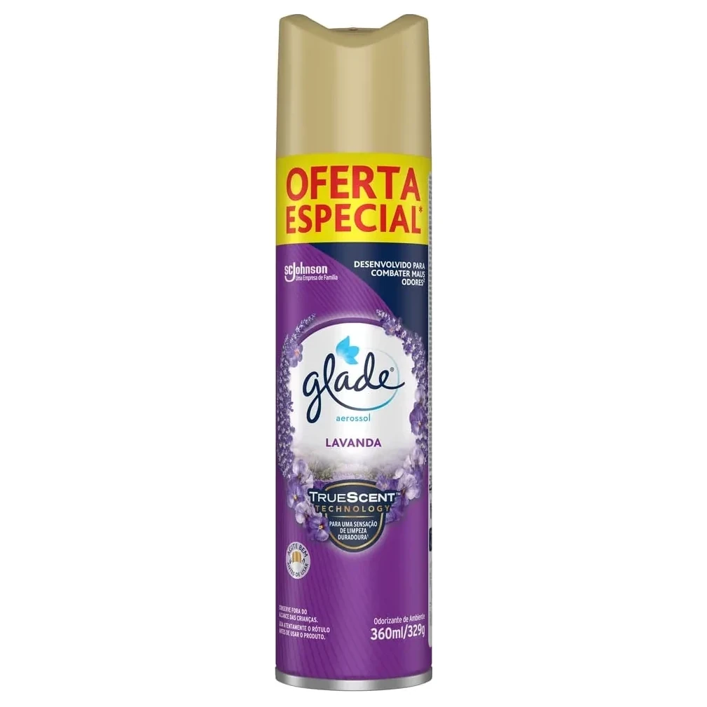 Odorizador Aerossol Lavanda Glade Lata 360ml