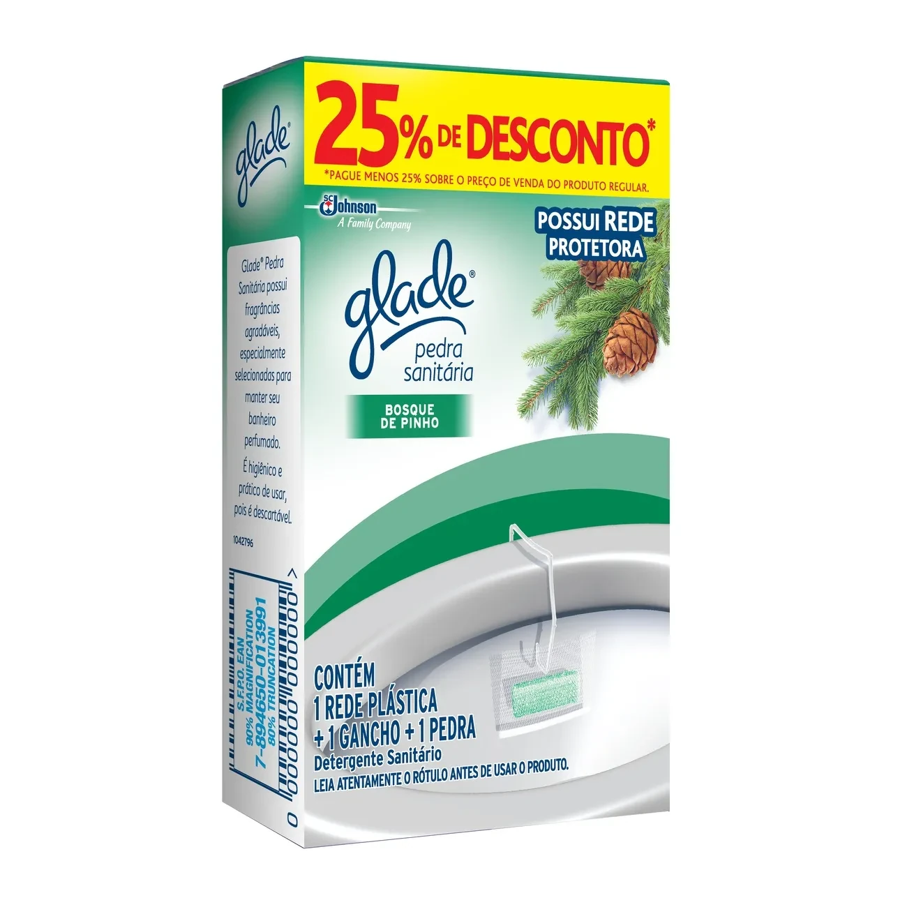 Pedra Sanitária Bosque de Pinho Glade Caixa 25g