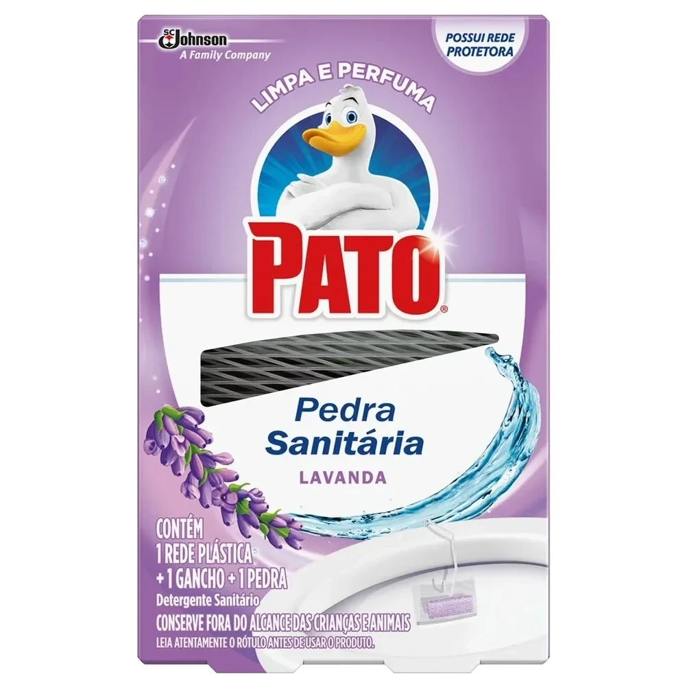 Pedra Sanitária Lavanda Pato Caixa 25g