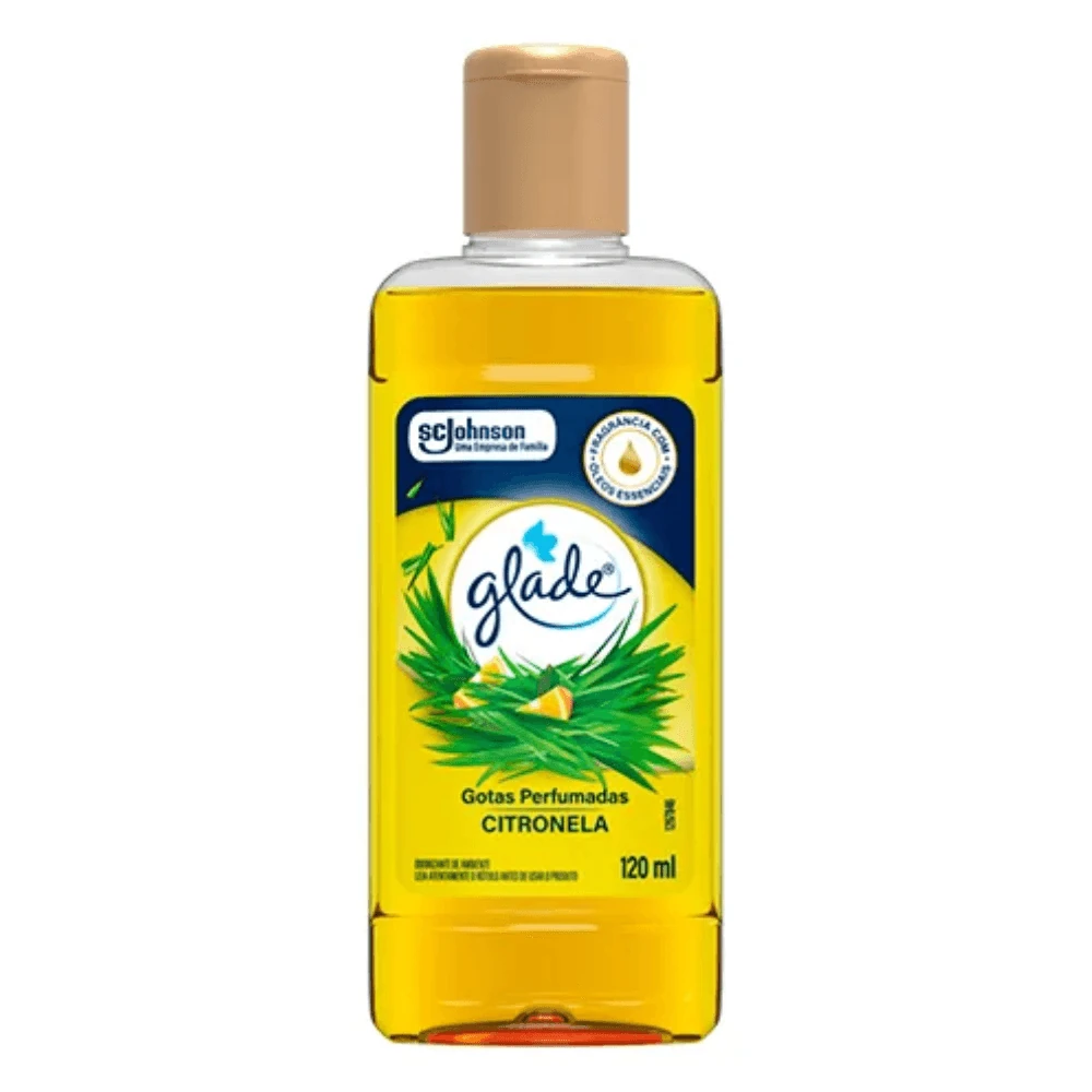 Limpador Perfumado Concentrado Citronela Glade Frasco 120ml