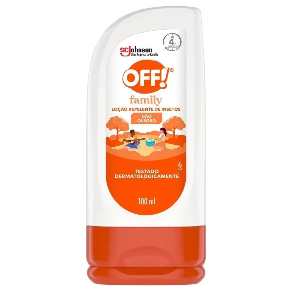 Repelente Locao Family Aloe Vera Off Frasco 100ml