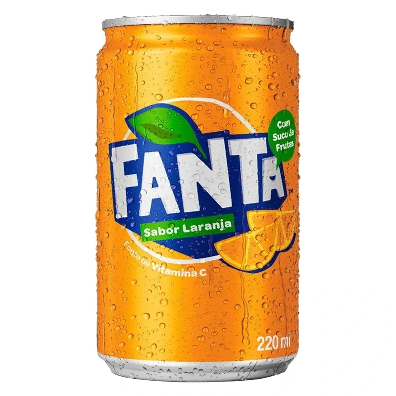 Refrigerante Mini Fanta Laranja Lata 220ml