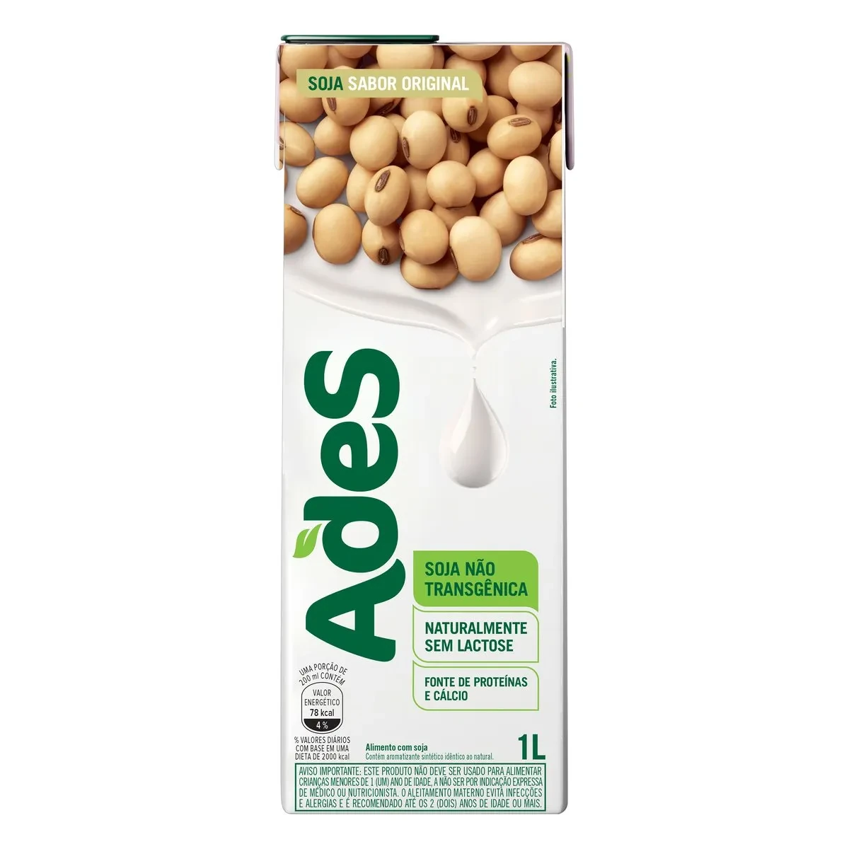 Bebida de Soja Original Ades Caixinha 1L
