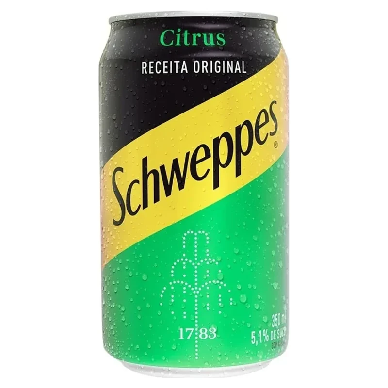 Água Tônica Citrus Schweppes Lata 350ml