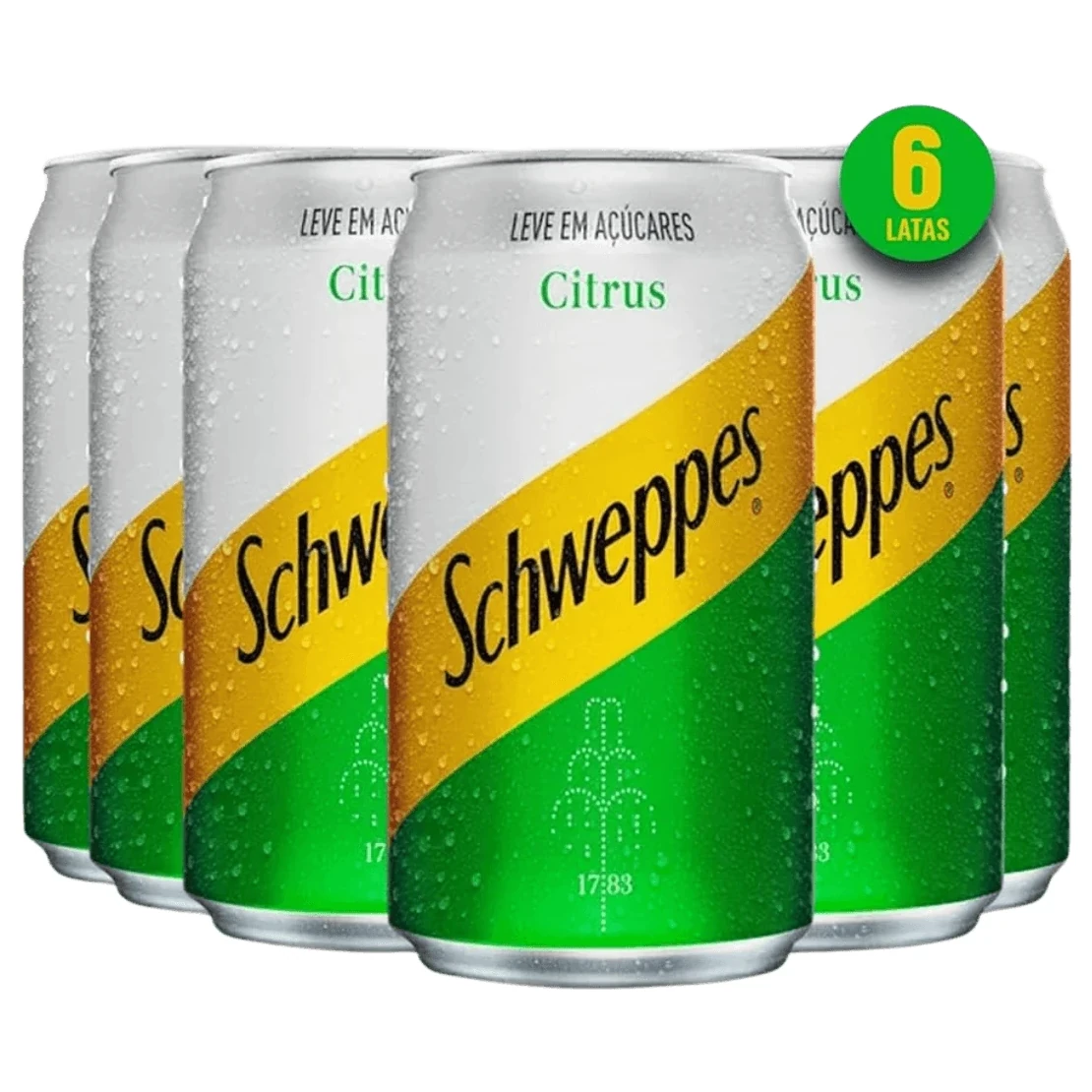 Água Tônica Citrus Schweppes Lata 350ml