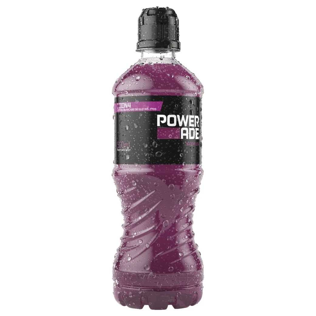 Bebida Isotonica Uva Powerade Garrafa 500ml