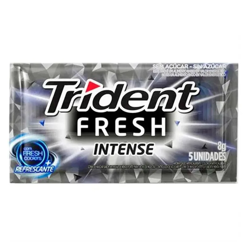 Goma Mascar Fresh Intense Trident 8g