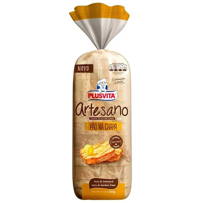 Pão Forma Artesano Integral PLUS Vita Pacote 500g