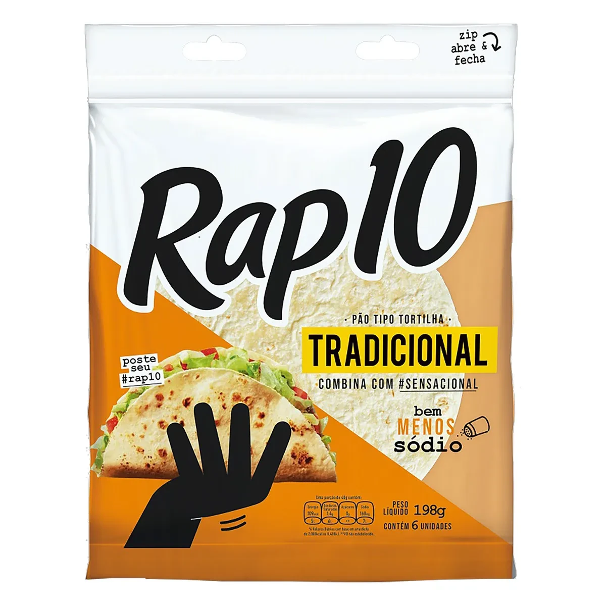 Pão Rap 10 Tradicional Pullman Pacote 330g