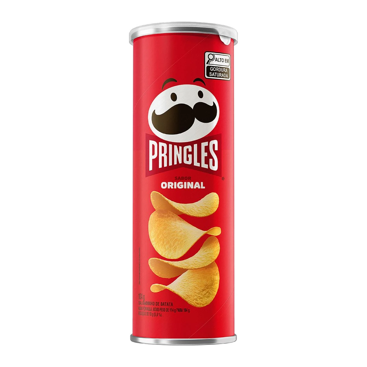 Batata Frita Importado Original Pringles Tubo 105g