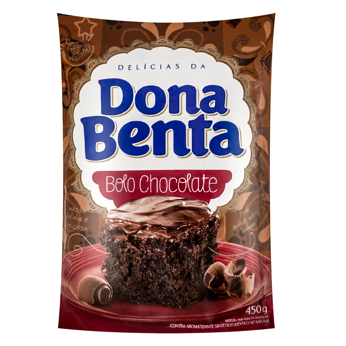 Mistura Bolo Escura Chocolate Dona Benta Sache 450g
