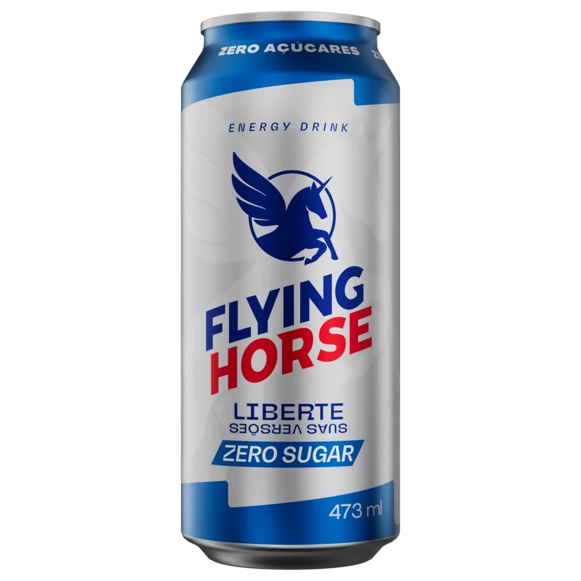 Bebida Energética ZERO Sugar Flying Horse Lata 473ml