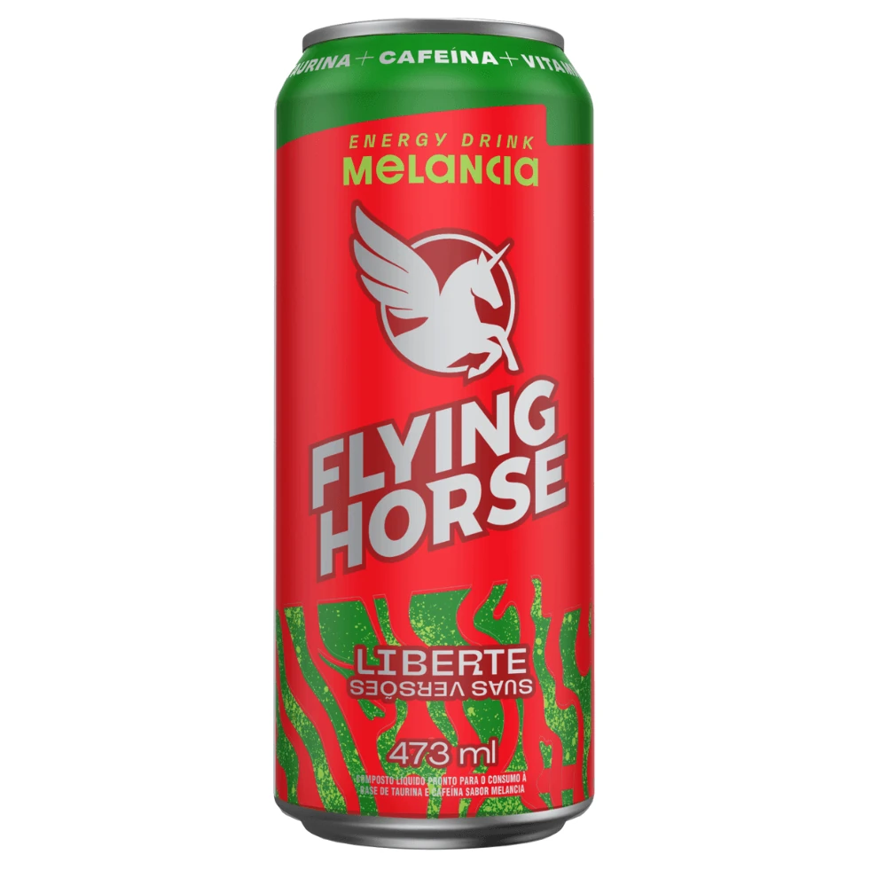 Bebida Energética Melancia Flying Horse Lata 473ml