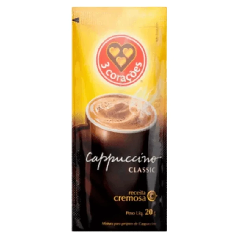 Cappuccino Chocolate Tres Coracoes Sachet 20g