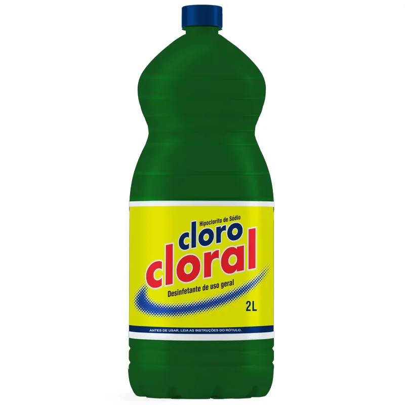 Cloro Líquido Cloral Frasco 2L