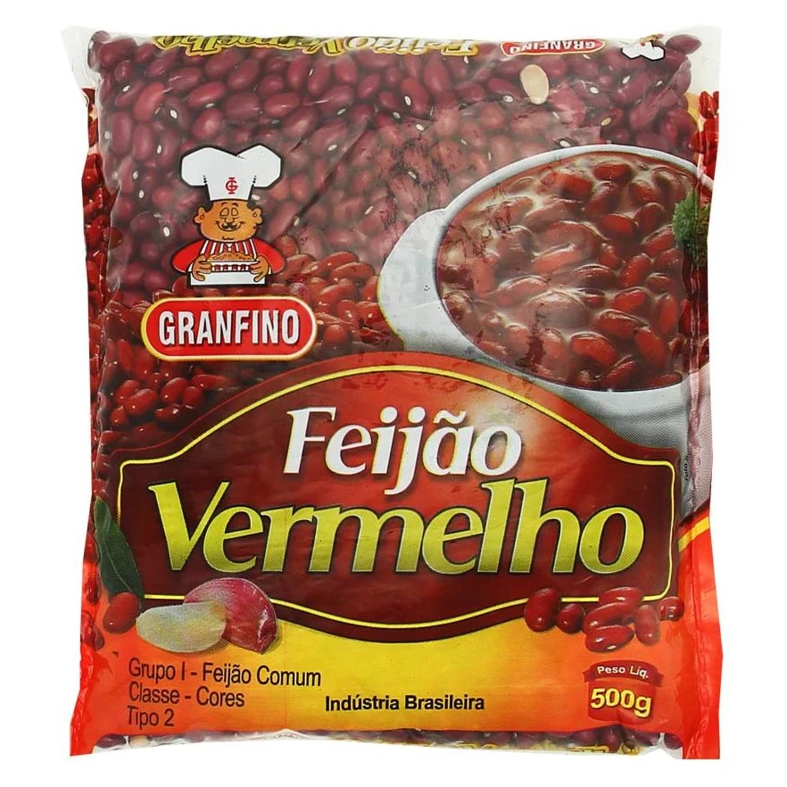 Feijão Vermelho Tipo 1 Granfino Pacote 500g