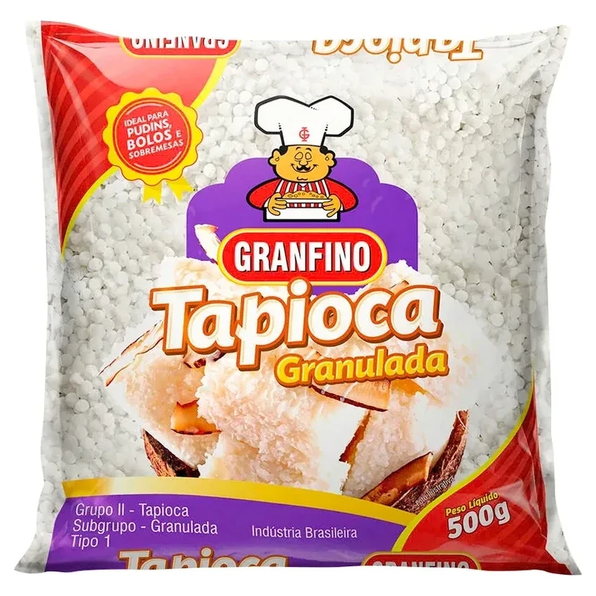 Tapioca Granulada Tipo 2 Granfino Pacote 500g