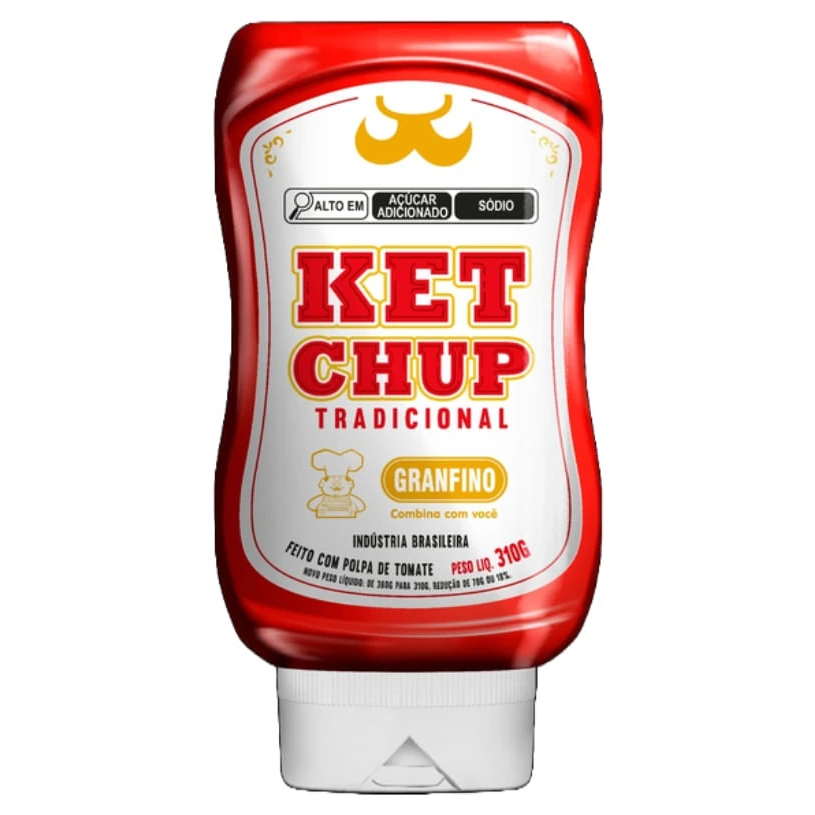 Ketchup Granfino Frasco 310g