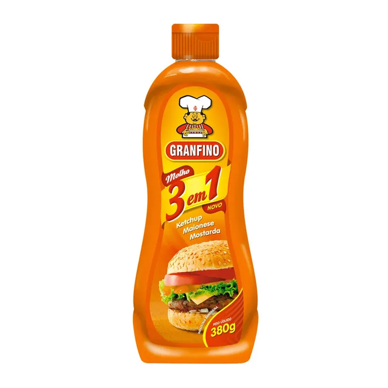 Molho 3 em 1 Granfino Frasco 310g