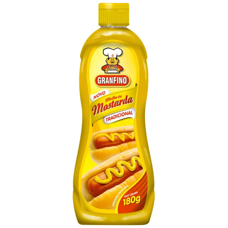 Mostarda Amarela Granfino Frasco 190g