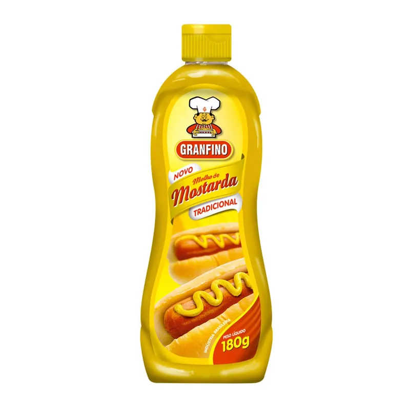 Molho Mostarda Escura Granfino 190g