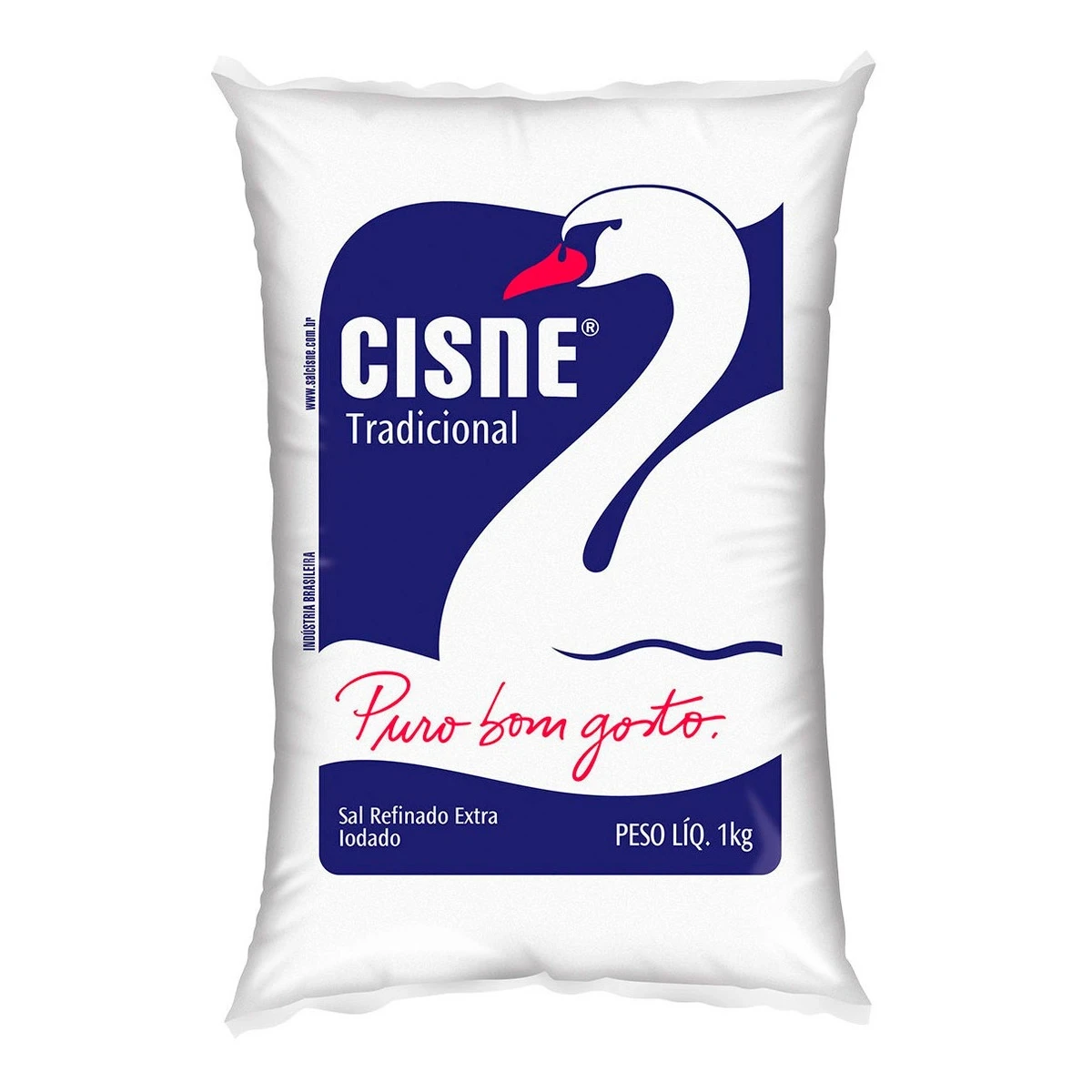 Sal Refinado Cisne Pacote 1kg
