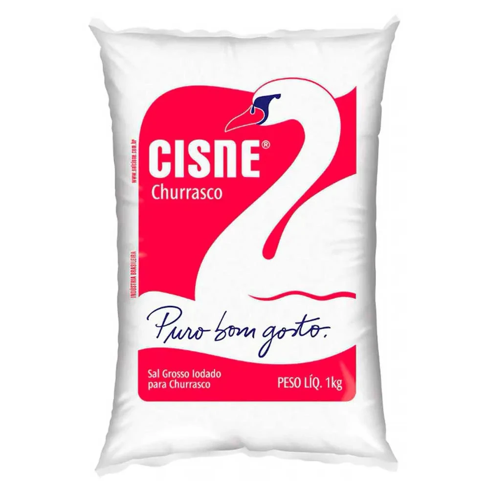 Sal Grosso Churrasco Cisne Pacote 1kg