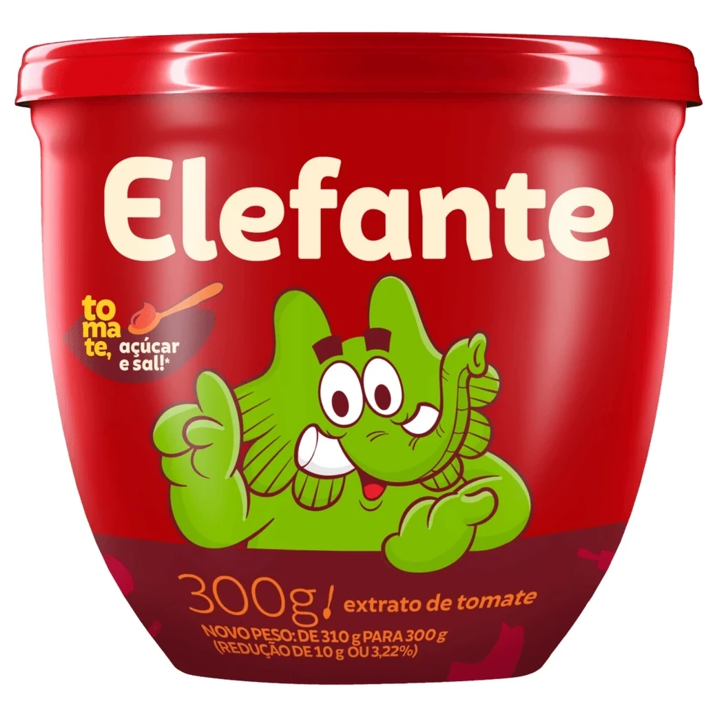 Extrato Tomate Elefante Pote 300g