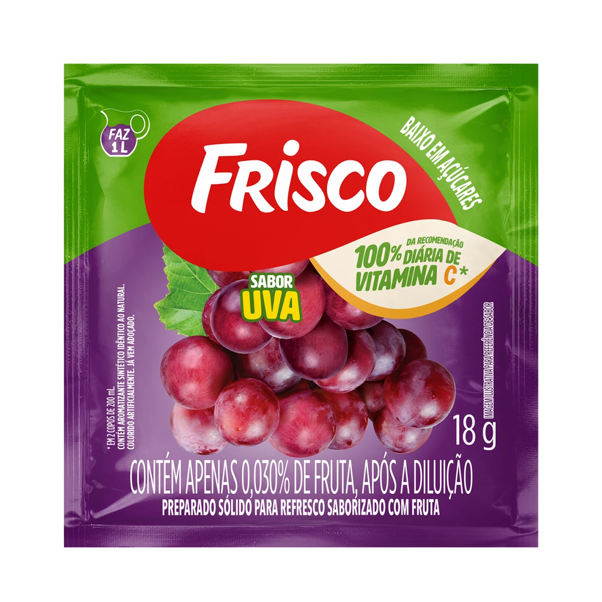 Refresco Uva Frisco Envelope 18g