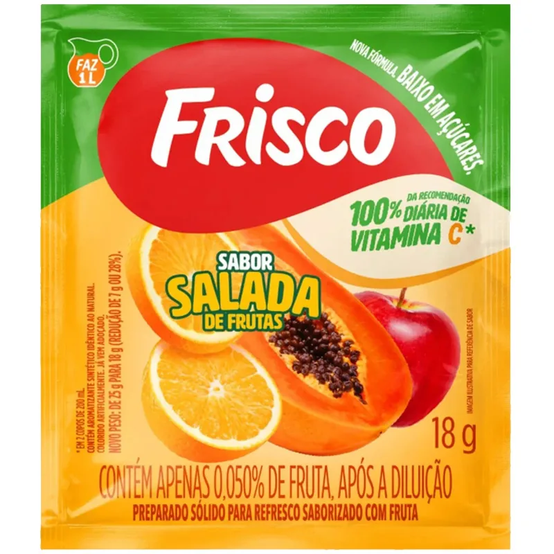 Refresco Salada de Frutas Frisco Envelope 18g