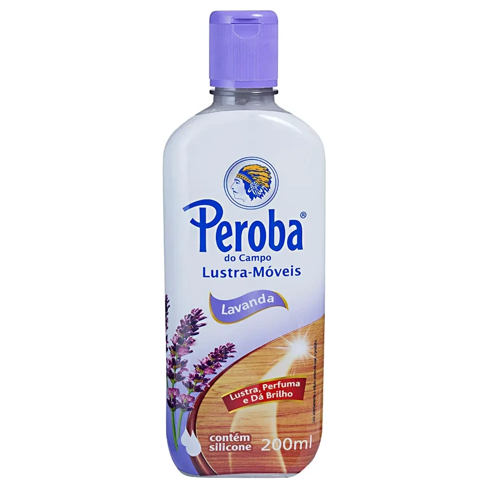 Lustra Movel Lavanda Peroba Frasco 200ml