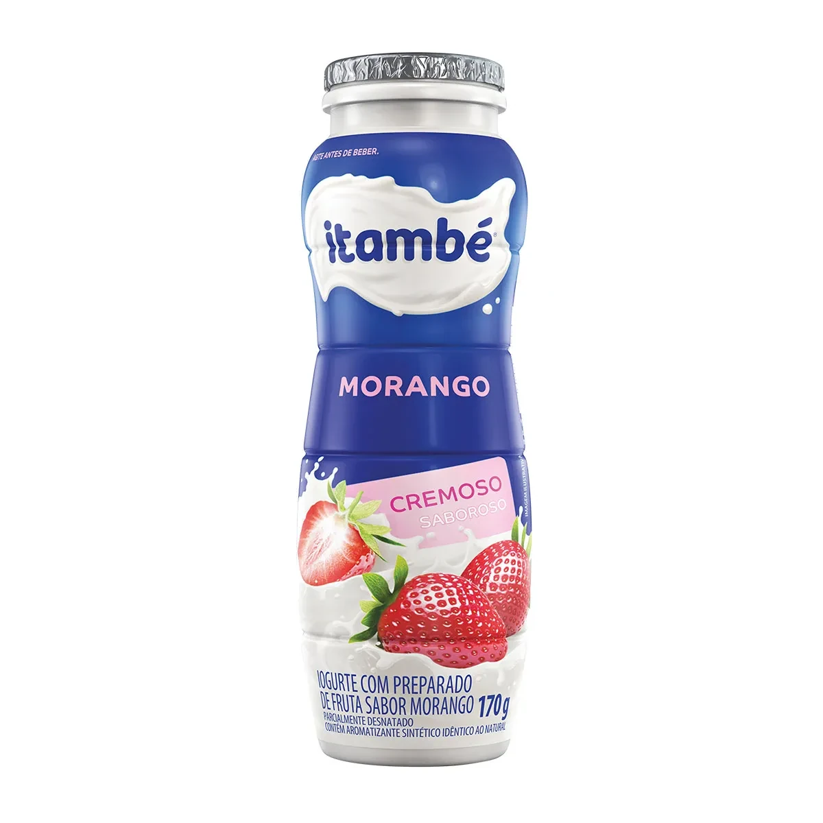 Iogurte Morango Itambe Garrafa 170g