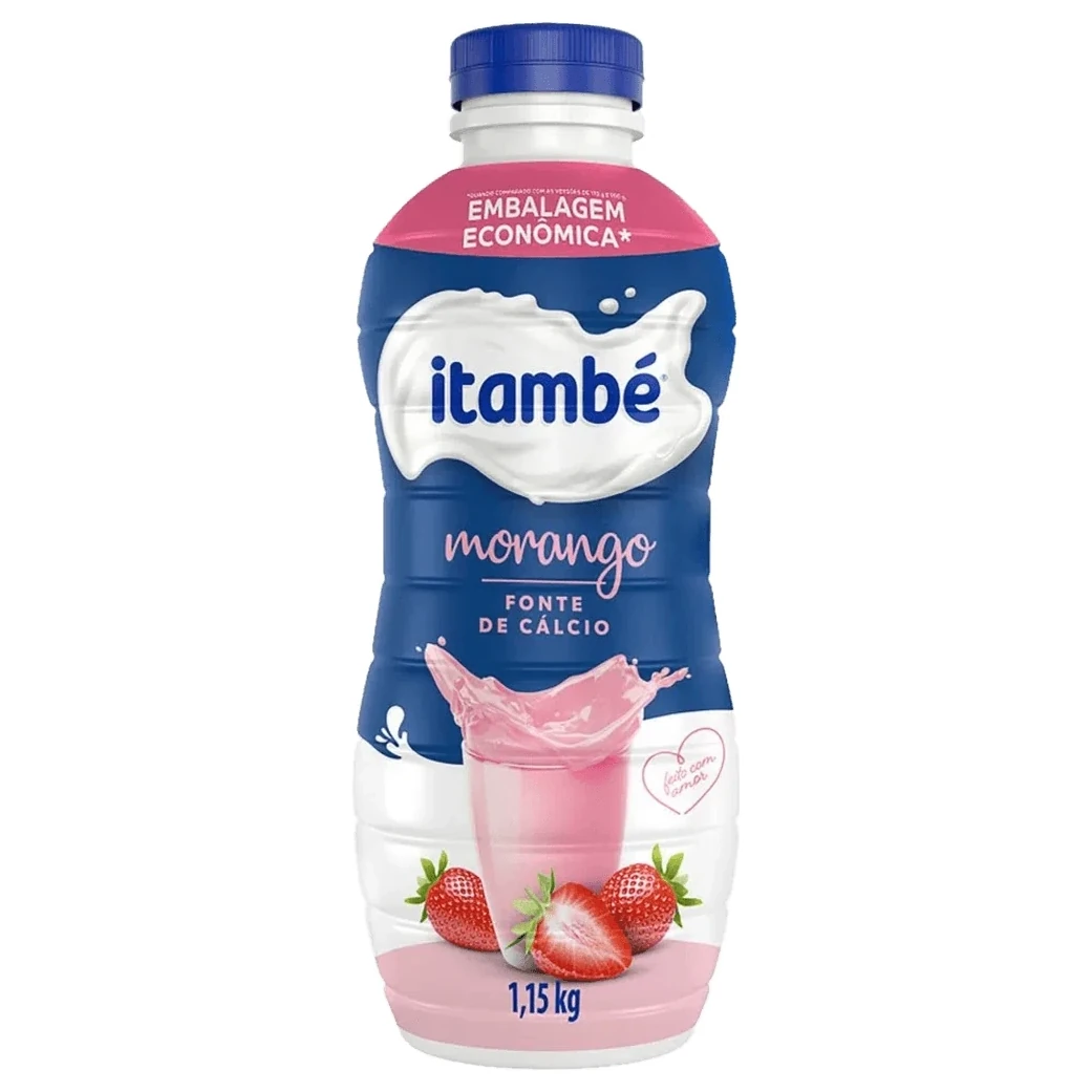 Iogurte Morango Itambe Garrafa 1250g