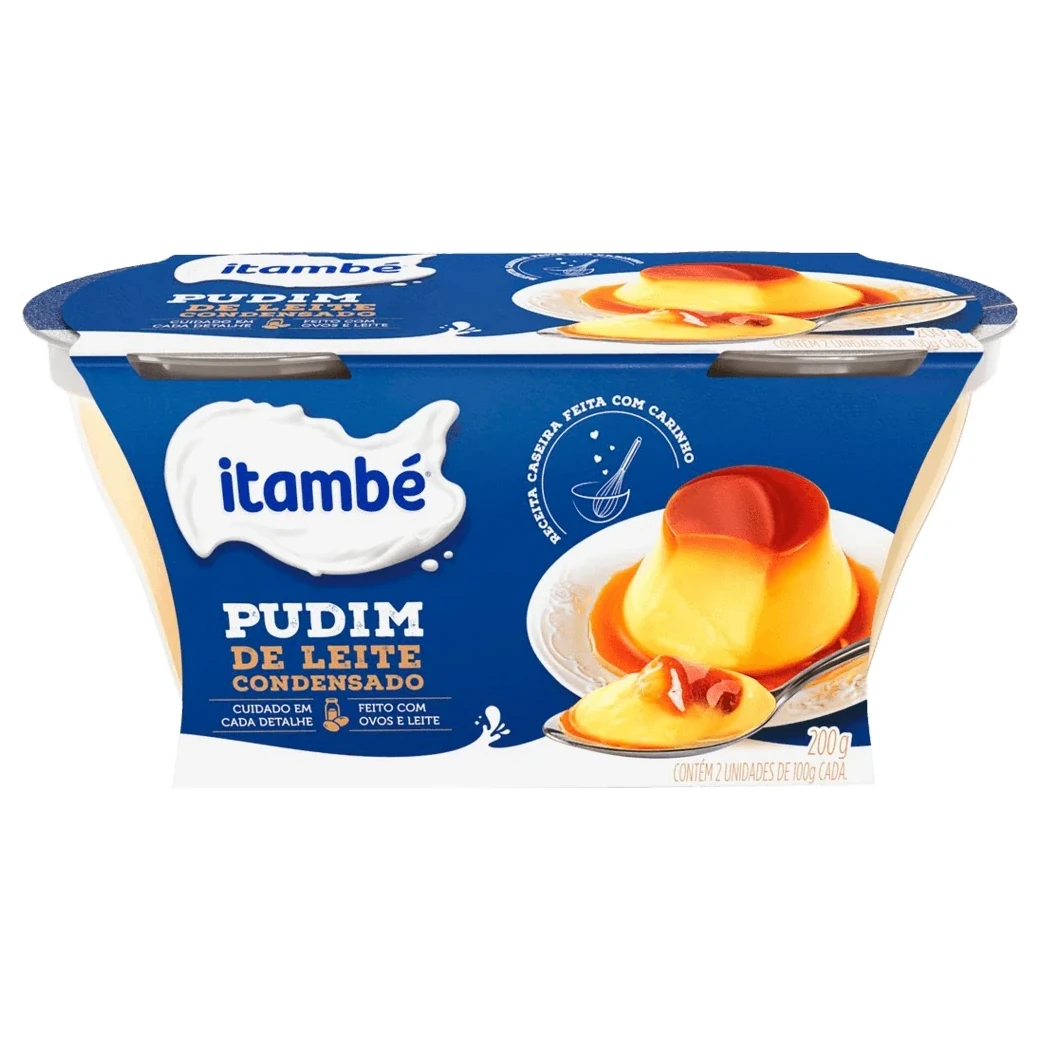 Sobremesa Lactea Pudim de Leite Itambe Pack 2 Unidades