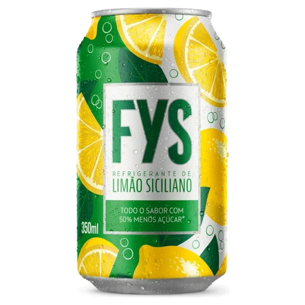 Refrigerante Limão Siciliano Fys Lata 350ml