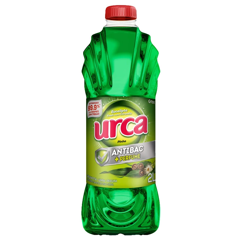 Desinfetante Pinho Citronela Urca Frasco 2L