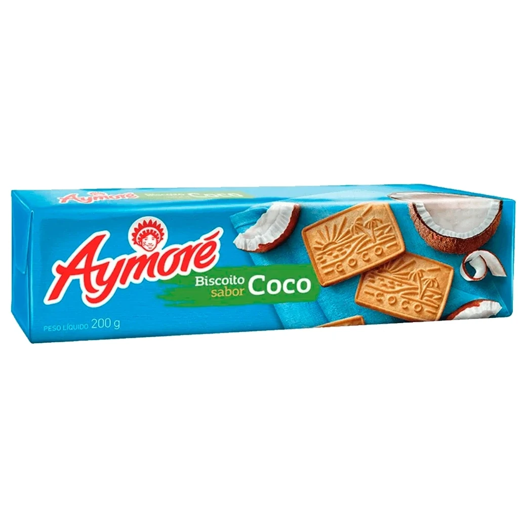 Biscoito Coco Aymore Pacote 200g
