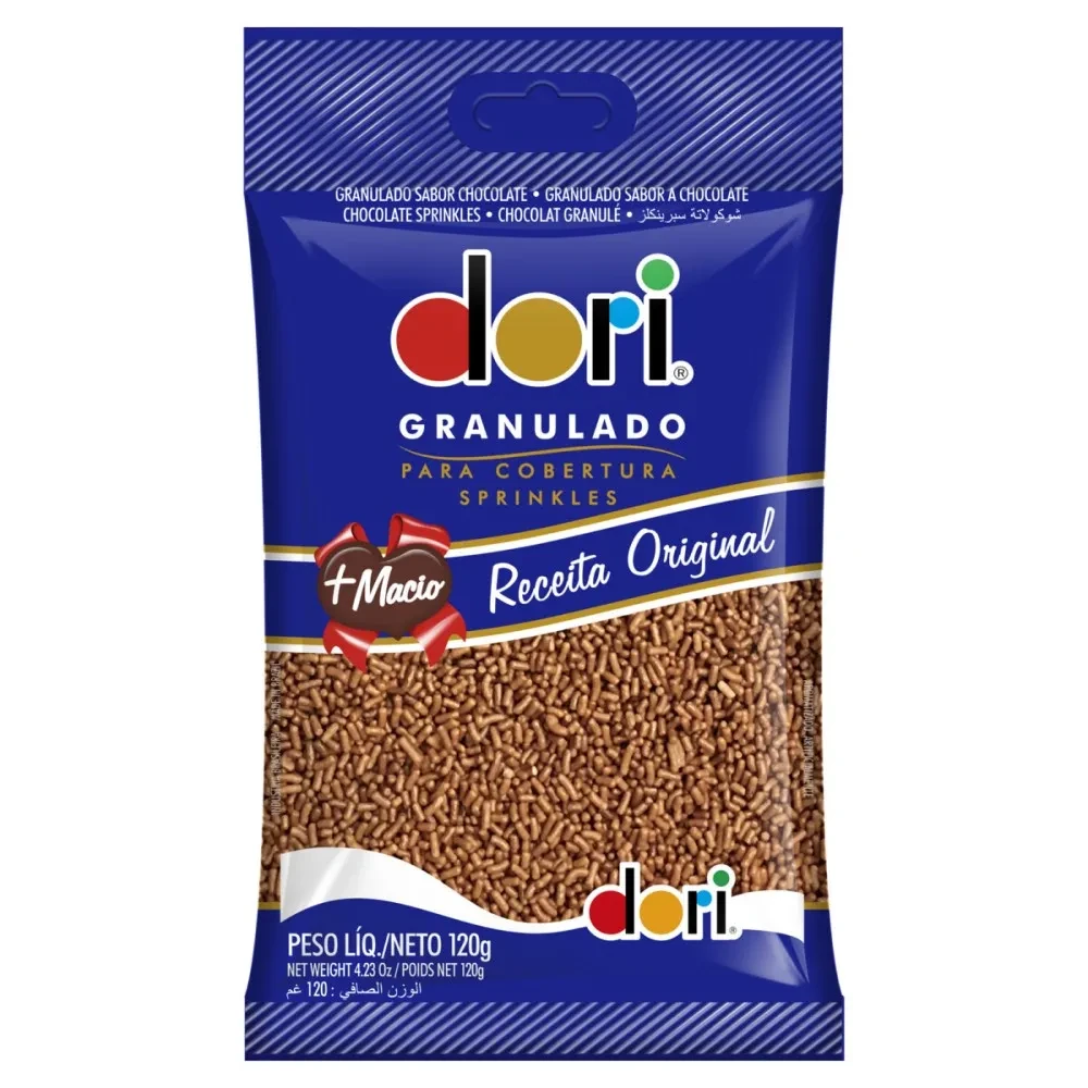 Granulado Chocolate Dori Pacote 120g