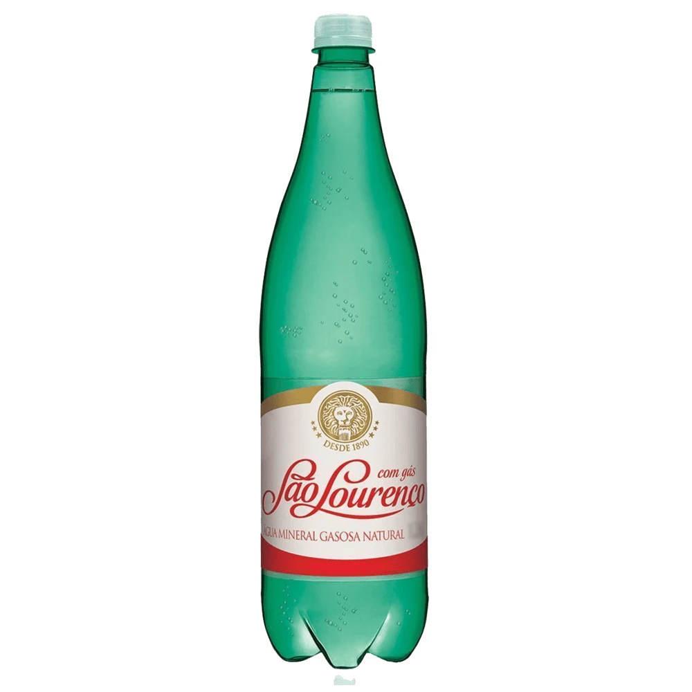 Água Mineral com Gas Sao Lourenco Garrafa 1250ml