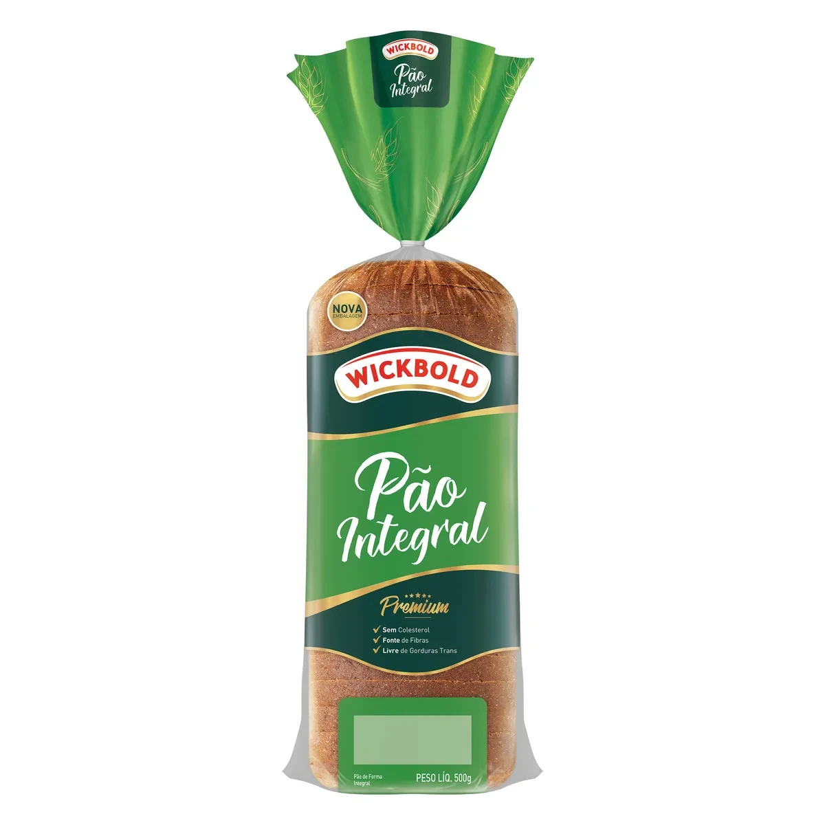 Pão de Forma Integral Premium Wickbold Pacote 450g