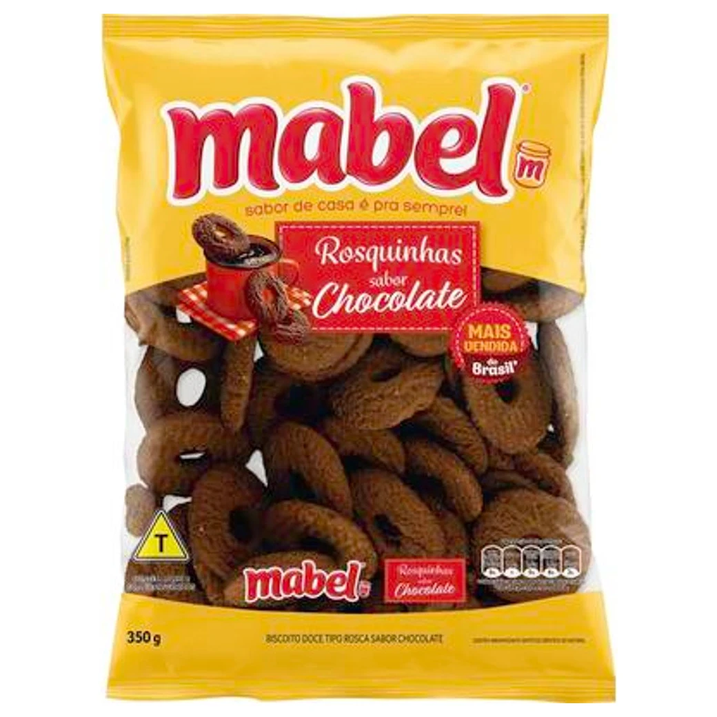 Rosquinha Doce Chocolate Mabel Pacote 300g