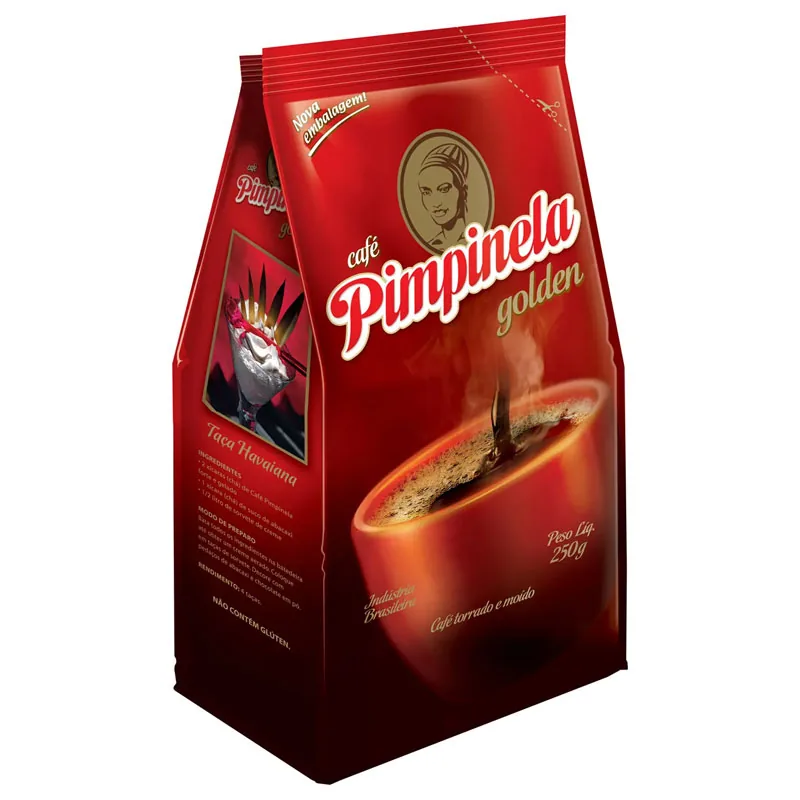 Café Torrado Moido Almofada Tradicional Pimpinela Golden Pacote 250g