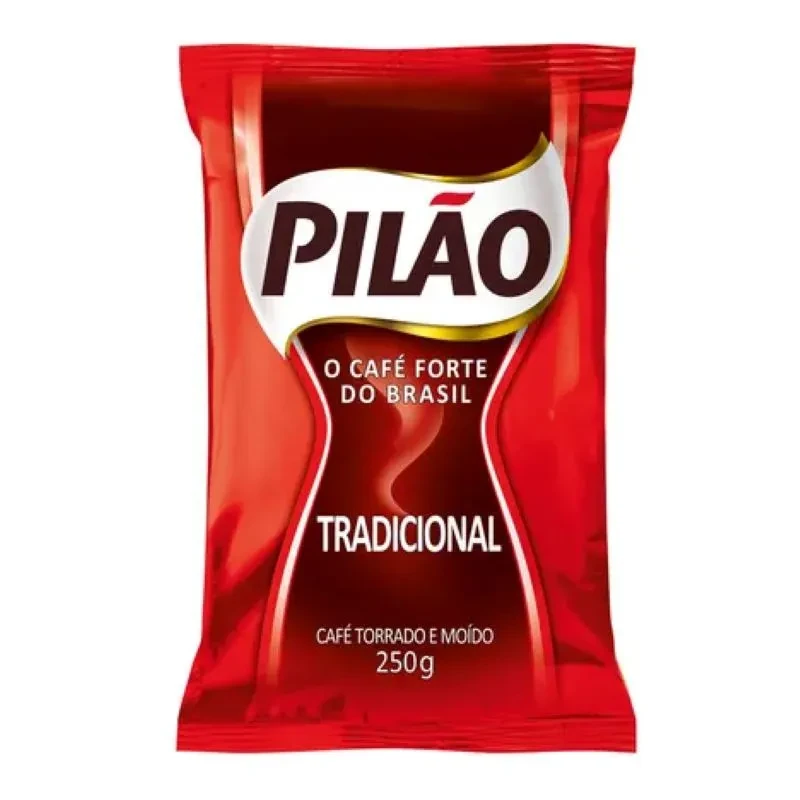 Café Torrado Moido Almofada Tradicional Pilao Pacote 250g