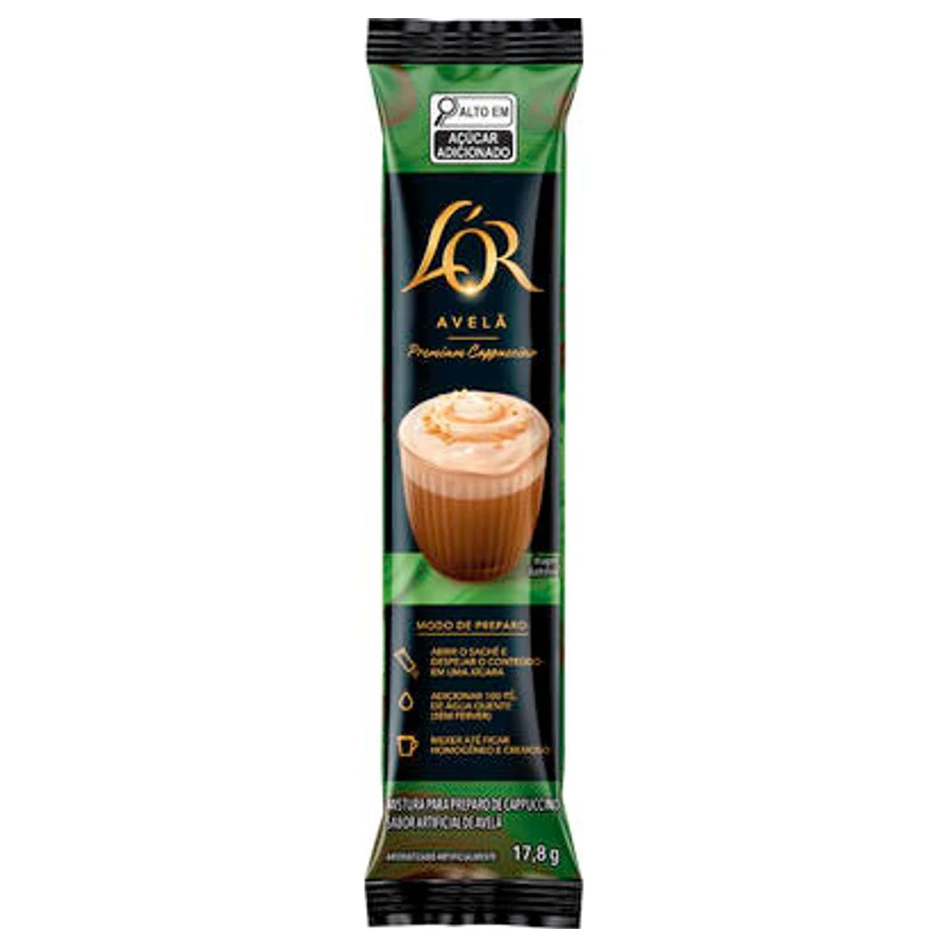 Cappuccino Avelã Lor Sachet 17g